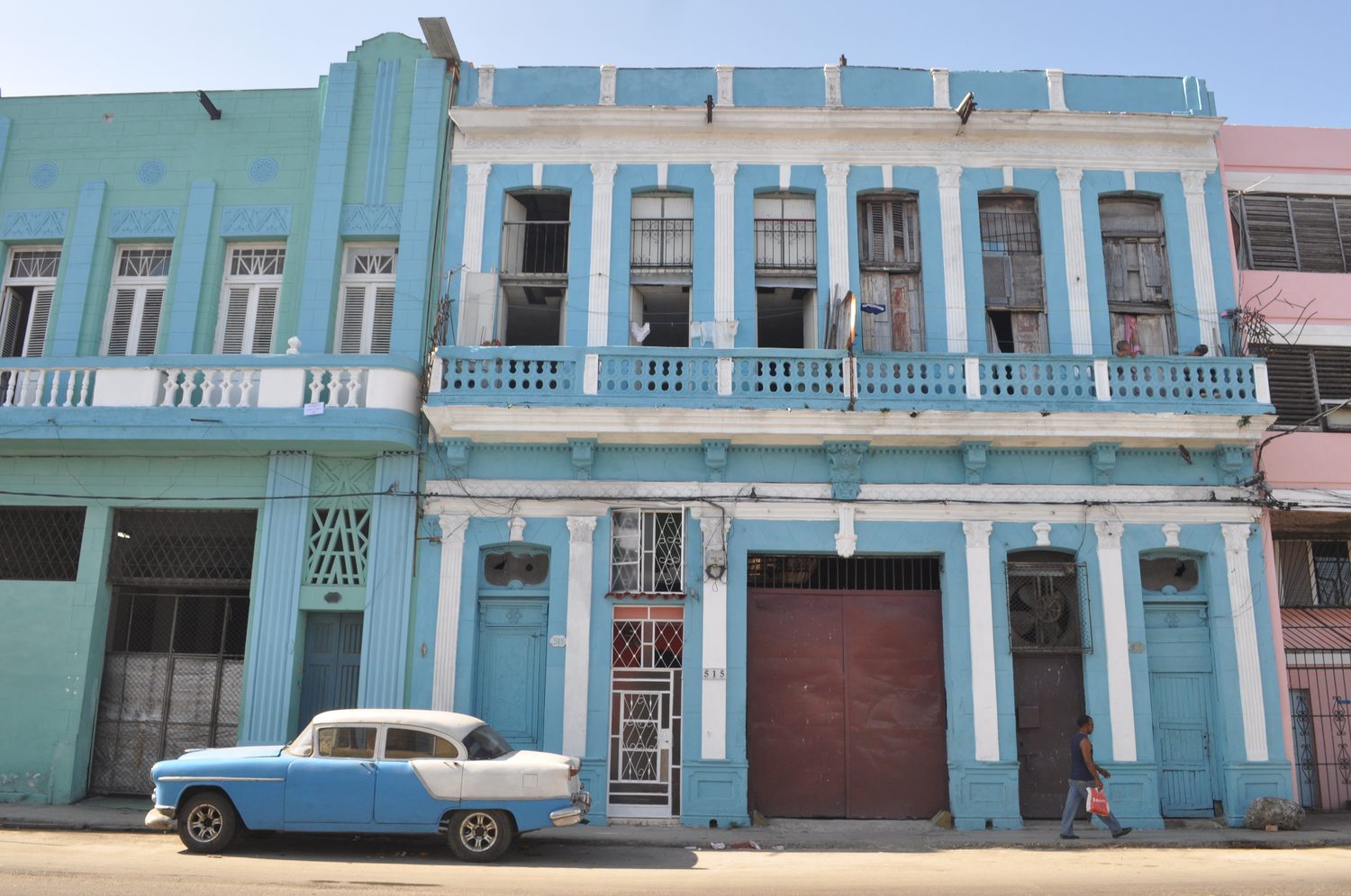 Classic car on a street in Havana, Cuba